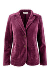 Blazer effetto velluto monopetto