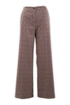Pantalone a palazzo pied de poule