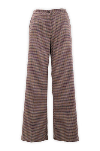 Pantalone a palazzo pied de poule