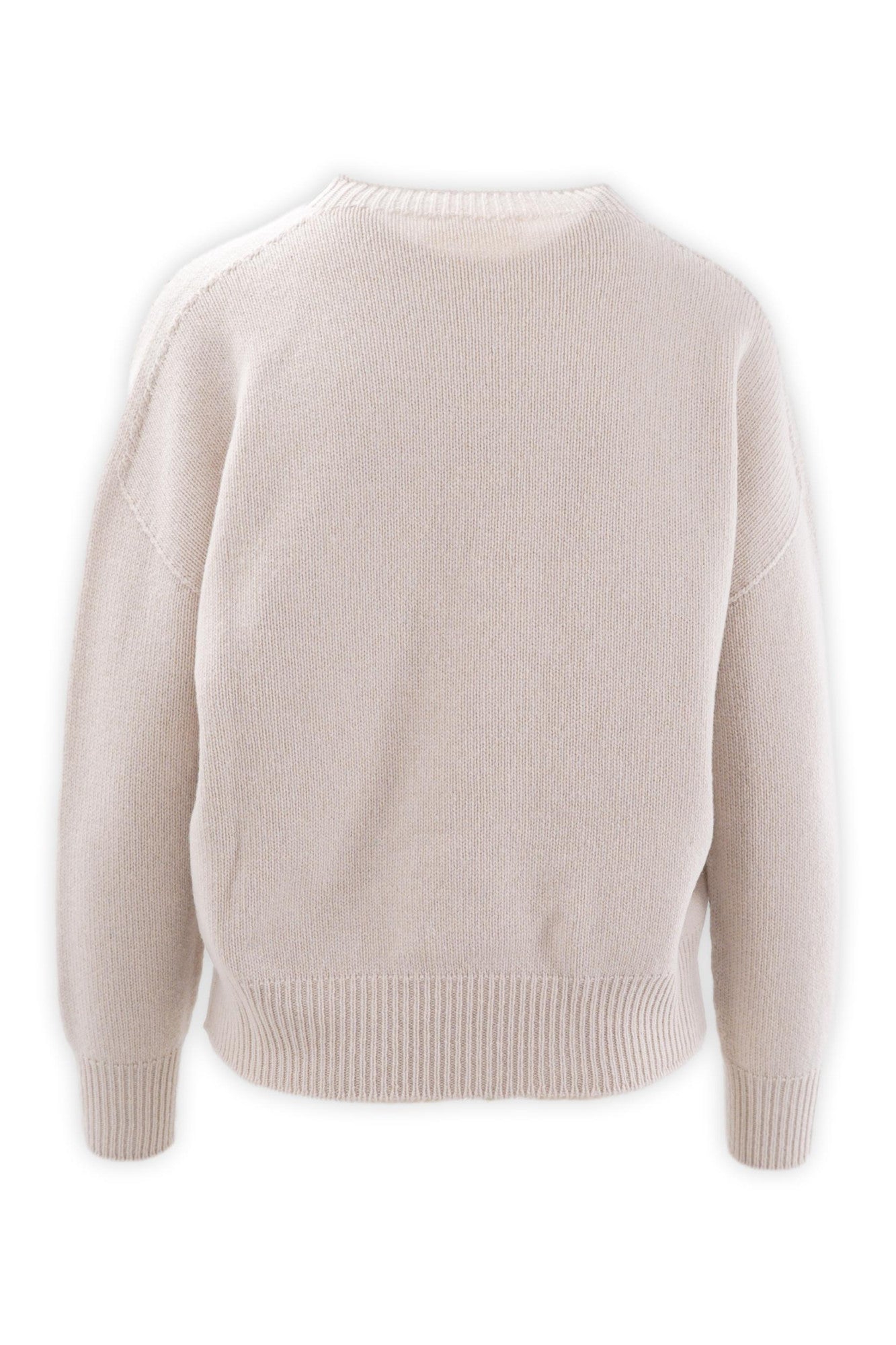 Girocollo in lana e cashmere finezza tre fili