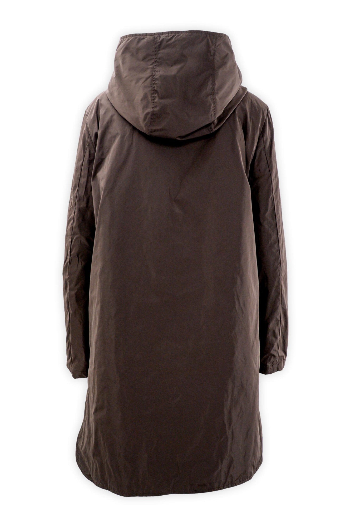Parka in taffetà tecnico con cappuccio